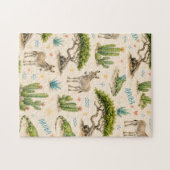 Aruba Divi-Baum, Esel, Leguan, Kaktus Puzzle (Horizontal)