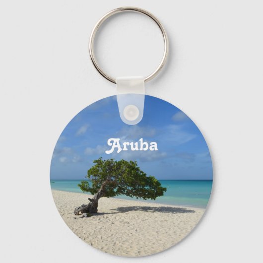 Aruba Divi Divi Tree Schlüsselanhänger (Vorderseite)