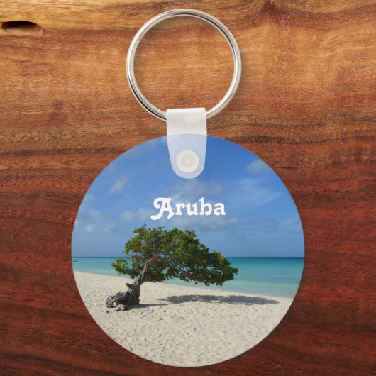 Aruba Divi Divi Tree Schlüsselanhänger (Vorderseite)