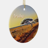 Aruba Divi Divi Trees Keramik Ornament (Rechts)