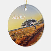 Aruba Divi Divi Trees Keramik Ornament (Links)