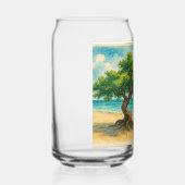 Aruba Divi Tree Eagle Beach Aquarell Dosenglas (Links)
