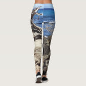 Aruba Divi Tree und Ozean Leggings (Rückseite)
