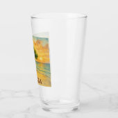 Aruba Eagle Beach Divi Baum Goldene Stunde Glas (Links)