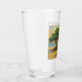 Aruba Eagle Beach Divi Baum Goldene Stunde Glas (Rechts)