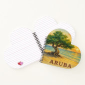 Aruba Eagle Beach Divi Baum Goldene Stunde Notizblock (Innenseite)