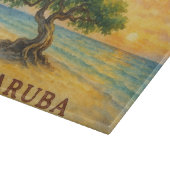 Aruba Eagle Beach Divi Baum Goldene Stunde Schneidebrett (Ecke)