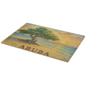 Aruba Eagle Beach Divi Baum Goldene Stunde Schneidebrett (Ecke)