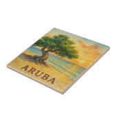 Aruba Eagle Beach Divi Tree Golden Hour Fliese (Seite)