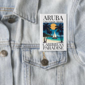 Aruba Eine Glückliche Insel Button (Insitu)