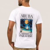 Aruba Eine Glückliche Insel T-Shirt (Rückseite)