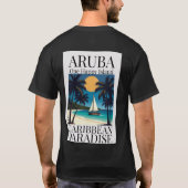 Aruba Eine Glückliche Insel T-Shirt (Rückseite)