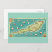 Aruba eine schöne Insel Postkarte (Vorne/Hinten)