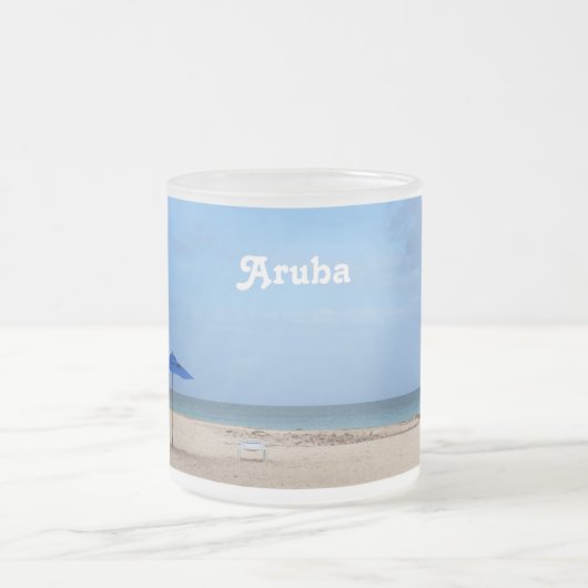Aruba-Einsamkeit Mattglastasse (Mittel)