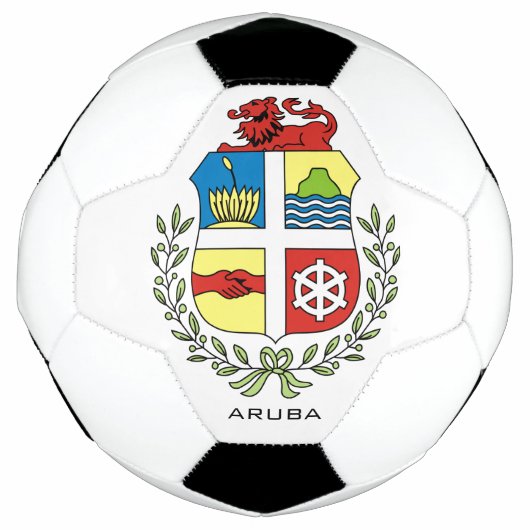 Aruba-Emblem Fußball (Vorderseite)