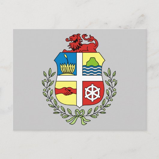 Aruba-Emblem Postkarte (Vorderseite)