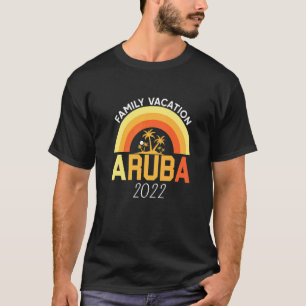 Aruba Familienurlaub 2022 Matching Family Palm Tr T-Shirt