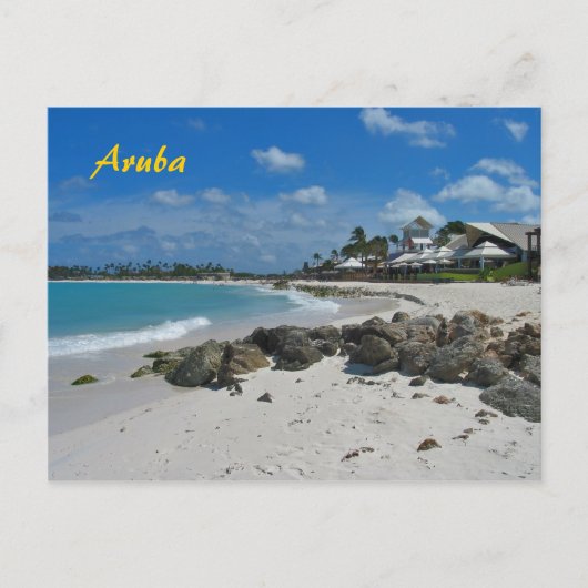 Aruba Ferien Postkarte (Vorderseite)