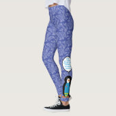 Aruba Flag Holiday Frau Penguin Gespräch Leggings (Links)