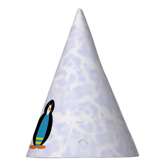 Aruba Flag Holiday Frau Penguin Gespräch Partyhütchen (Rechts)