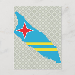 Aruba Flag Karte