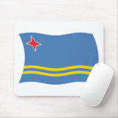 Aruba Flag Mousepad (Mit Mouse)