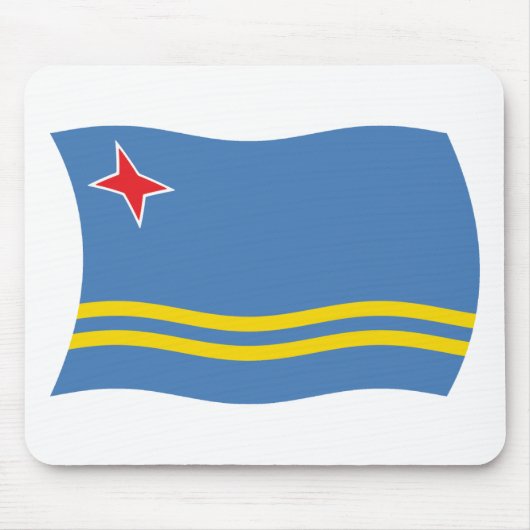 Aruba Flag Mousepad (Vorne)