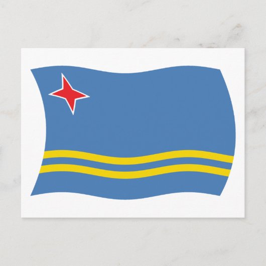 Aruba Flag Postkarte (Vorderseite)