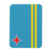 Aruba Flag Premium Magnet (Vertikal)