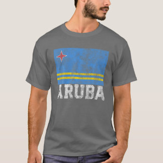 Aruba Flag Pride Roots Country Family Nation Natio T-Shirt