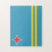 Aruba Flag Puzzle (Vertikal)