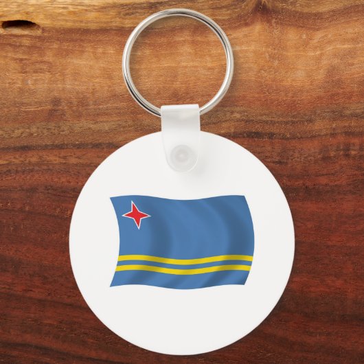 Aruba Flag Schlüsselanhänger (Vorderseite)