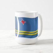 Aruba Flag Tasse (VorderseiteRechts)
