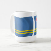 Aruba Flag Tasse (Vorderseite Links)