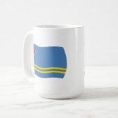 Aruba Flag Tasse (Vorderseite Links)