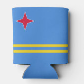 Aruba-Flagge Dosenkühler (Rückseite)