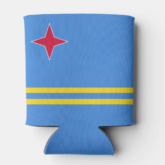 Aruba-Flagge Dosenkühler (Rückseite)