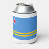 Aruba-Flagge Dosenkühler (Kanne Rückseite)