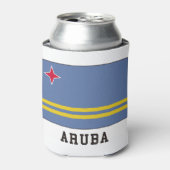 Aruba, Flagge Dosenkühler (Kanne Vorderseite)