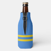 Aruba-Flagge Flaschenkühler (Flasche Rückseite)