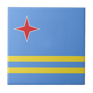 Aruba-Flagge Fliese