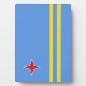 Aruba-Flagge Fotoplatte (Vorderseite)