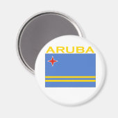 Aruba-Flagge Magnet (Vorderseite/Rückseite)