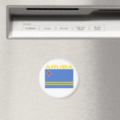 Aruba-Flagge Magnet (In Situ (Geschirrspüler))