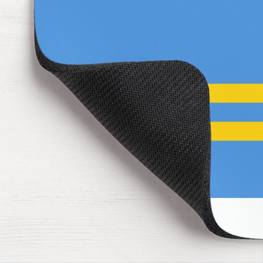 Aruba-Flagge Mousepad (Ecke)