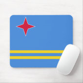 Aruba-Flagge Mousepad (Mit Mouse)