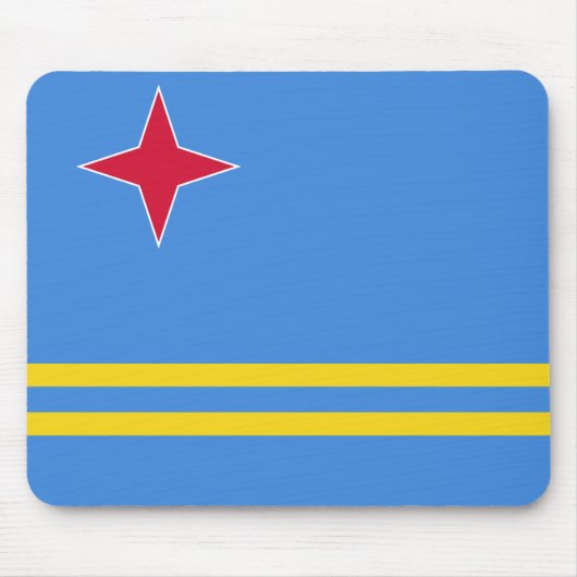 Aruba-Flagge Mousepad (Vorne)