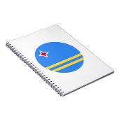 Aruba-Flagge Notizblock (Rechte Seite)