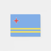 Aruba-Flagge Post-it Klebezettel (Vorderseite)