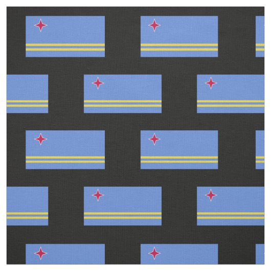 Aruba-Flagge Stoff (Muster)